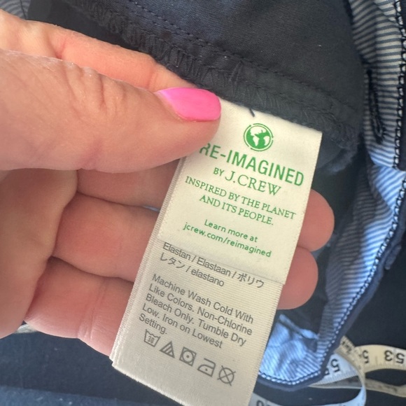 J.CREW chinos- “reimagined “♻️cute comfy classics- zoom in for all the details!! - Picture 9 of 13